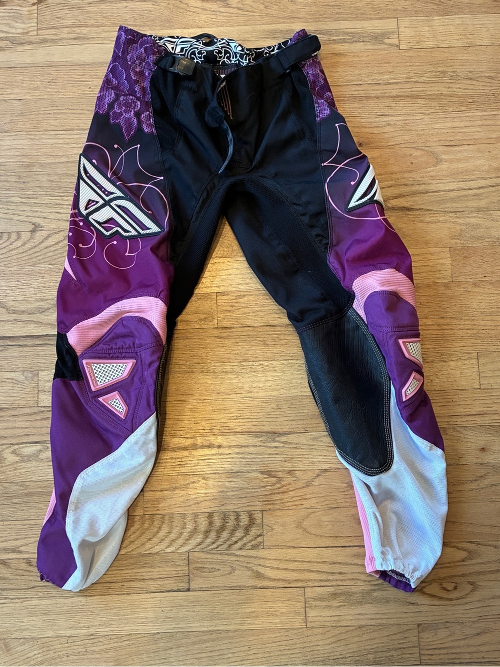 Women's Purple & Pink BMX Racing Pants